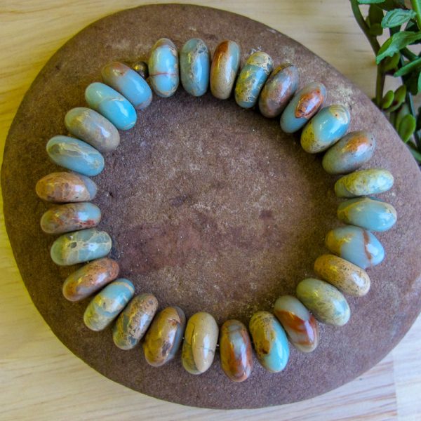 Ocean Jasper Gemstone Bracelet