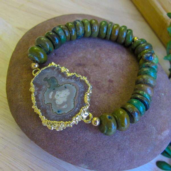 Turquoise Stalactite Bracelet - Image 2