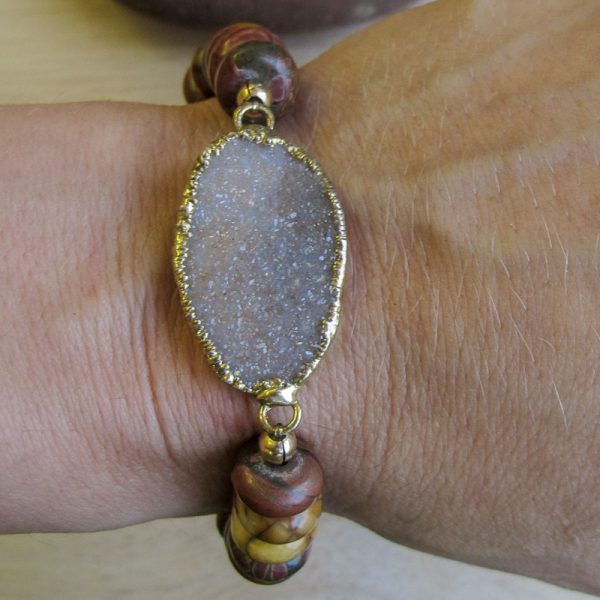 River Jasper Druzy Bracelet - Image 4