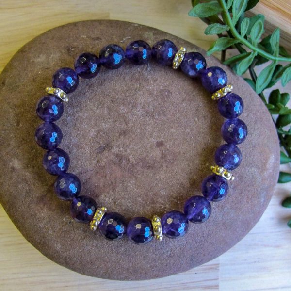 Amethyst Gemstone Bracelet