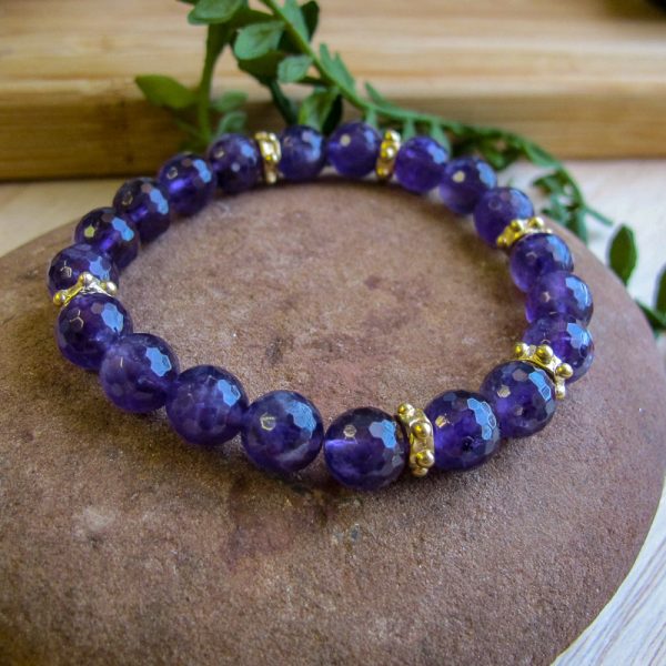 Amethyst Gemstone Bracelet - Image 3