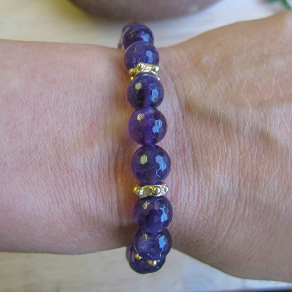 Amethyst Gemstone Bracelet - Image 2
