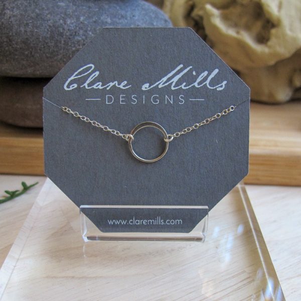 Eternity Circle Necklace - Image 6