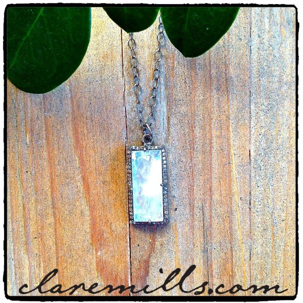 Champagne Diamond and Moonstone Necklace II