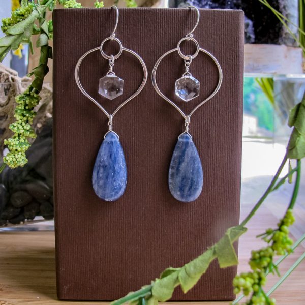 Single Lotus Gemstone Earrings - Image 3
