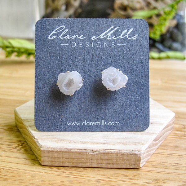 Geode Stud Earrings - Image 5