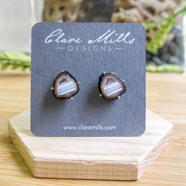 Geode Stud Earrings