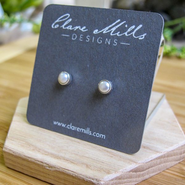 Pearl Stud Earrings