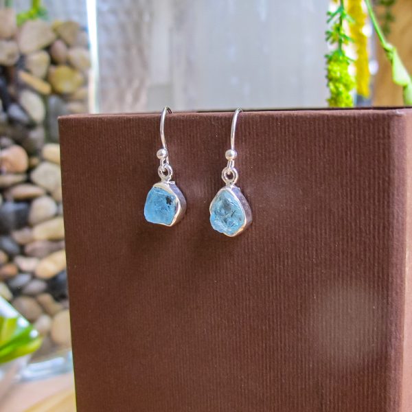Sterling Silver Raw Gemstone Earrings - Image 7