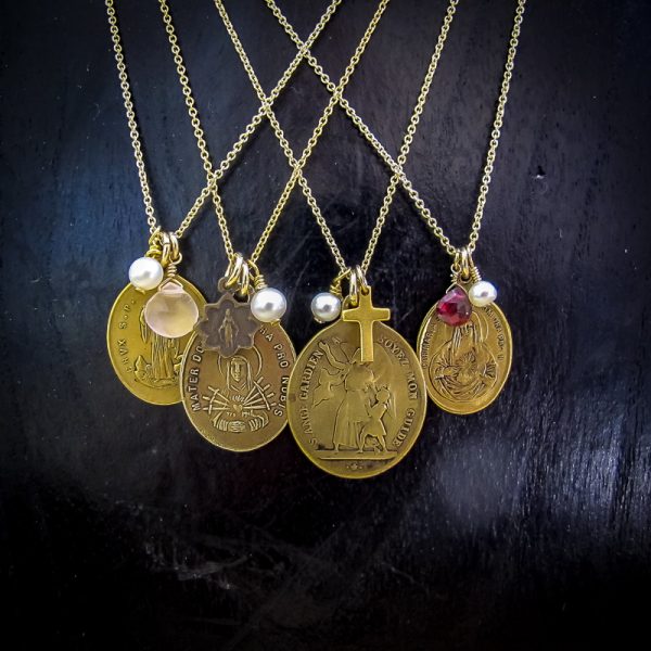 Buenos Aires Religious Medals Necklace