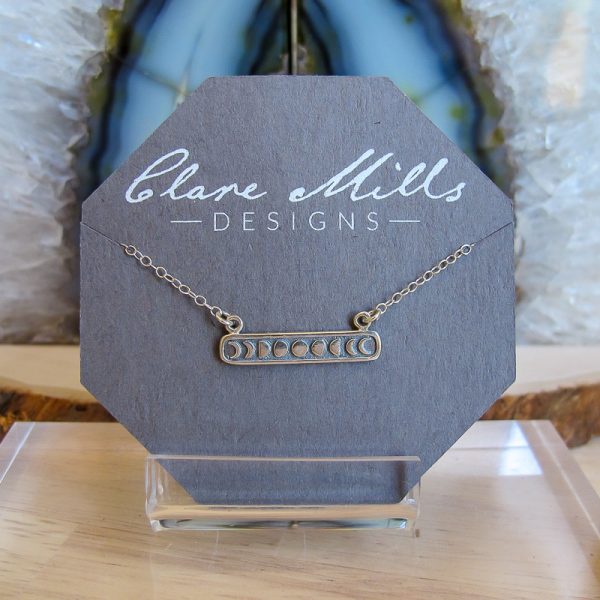 Moon Phases Bar Necklace Nina
