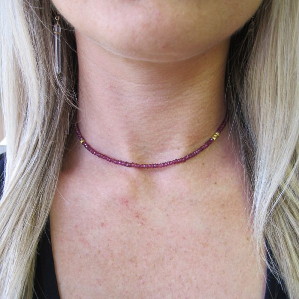 Rhodolite Garnet Choker - Image 2