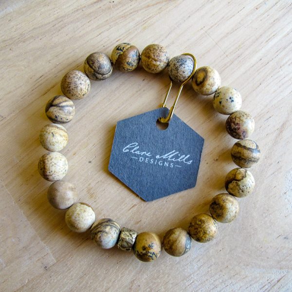Picture Jasper Gemstone Bracelet - Image 2