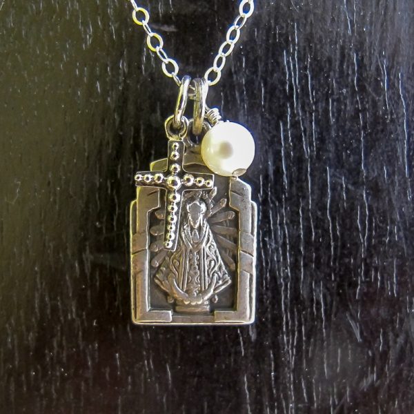 Our Lady of Luján & Sacred Heart Necklace