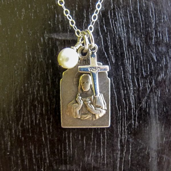 Our Lady of Luján & Sacred Heart Necklace - Image 4