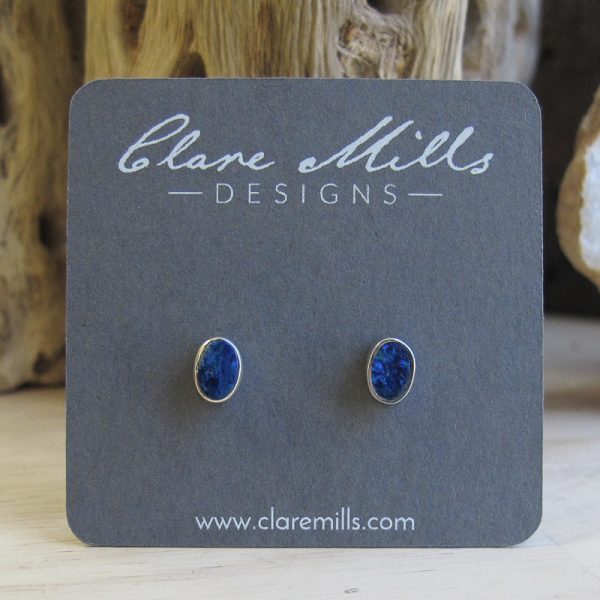 Australian Opal Stud Earrings