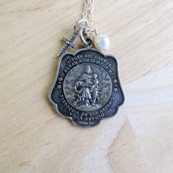 Argentina Religious Medal Necklace