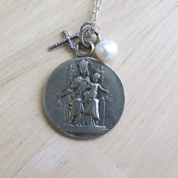 Our Lady of Mount Carmel Medal Necklace - Image 2
