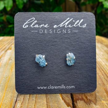 Aquamarine Stud Earrings