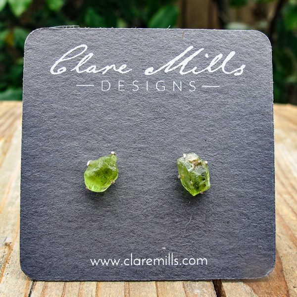 Peridot Stud Earrings