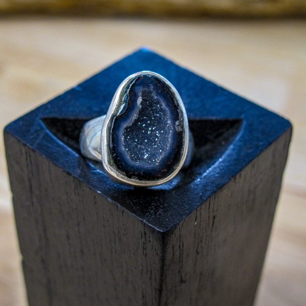 Greystone Geode Ring