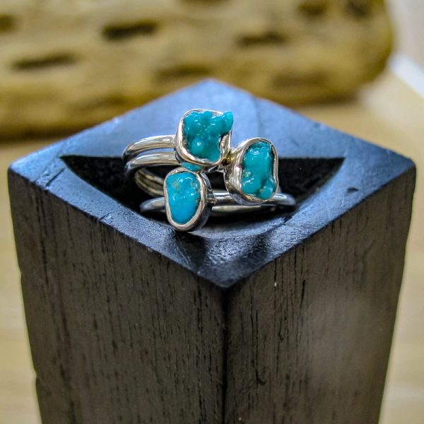 Turquoise Sterling Silver Stack Ring