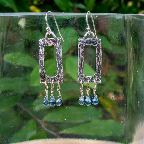 Iolite Briolette Earrings