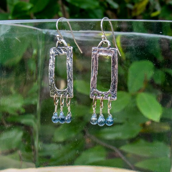 Iolite Briolette Earrings - Image 2