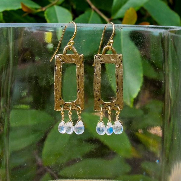 Moonstone Briolette Earrings