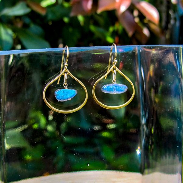 AAA Labradorite Pebble Earrings - Image 2