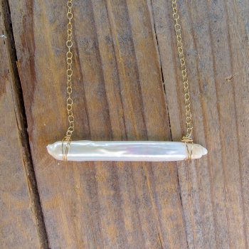 Pearl Bar Necklace