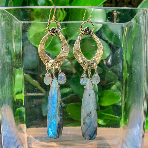 Luna Labradorite Earrings