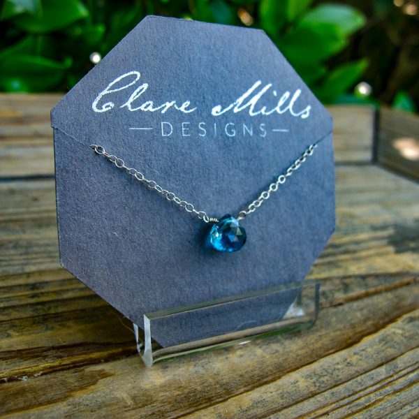 London Blue Topaz Necklace - Image 3