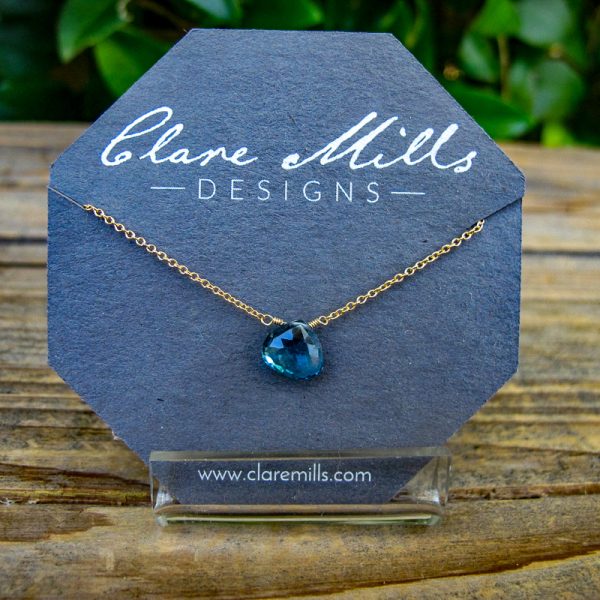 London Blue Topaz Necklace - Image 2