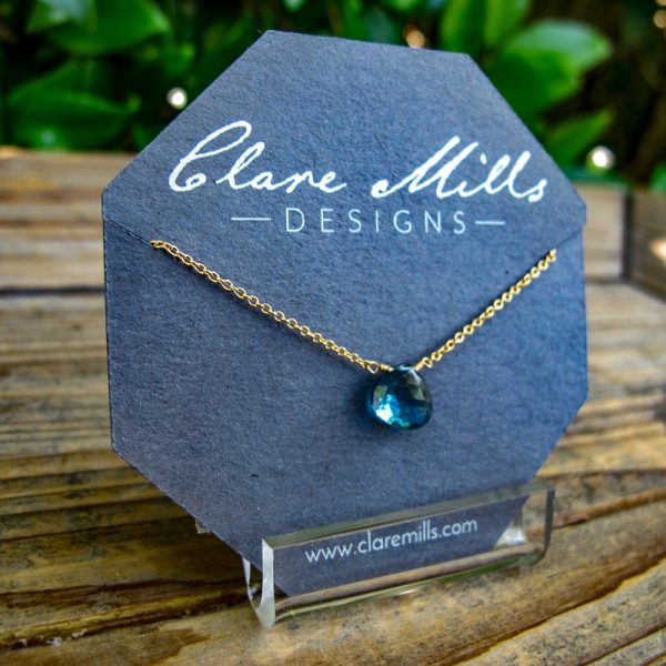 London Blue Topaz Necklace
