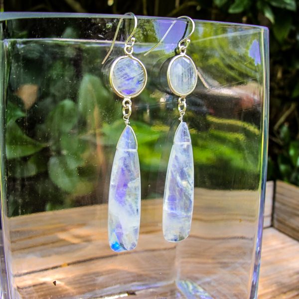 Moonstone Teardrop Earrings