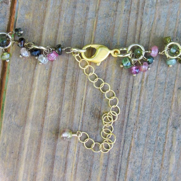 Tourmaline & Pink Quartz Necklace - Image 3