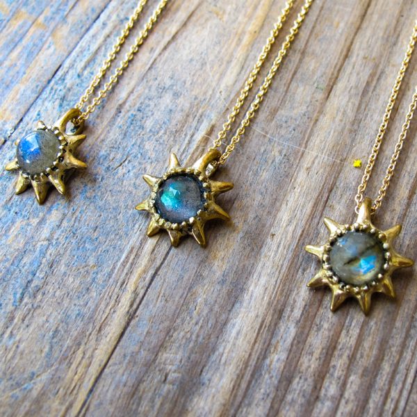 Labradorite Sunburst Necklace