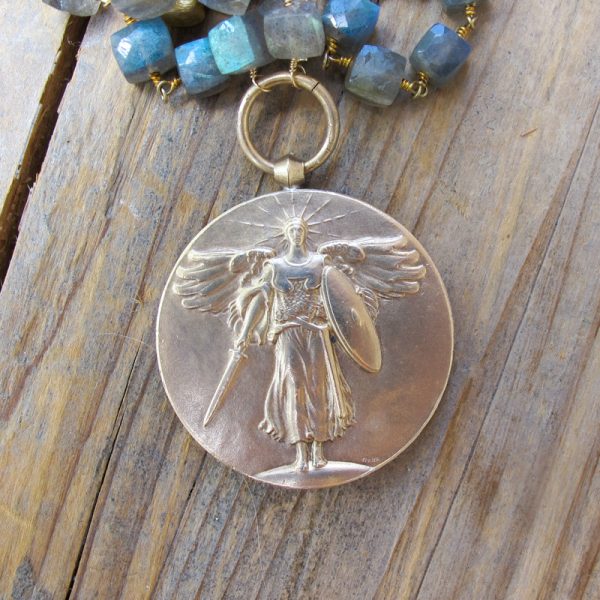 WWI Victory Medal & Labradorite