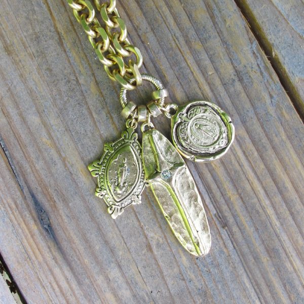 Medals Necklace in Gold I - Image 2