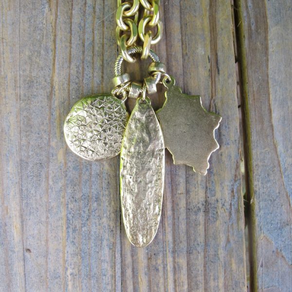 Medals Necklace in Gold I - Image 4