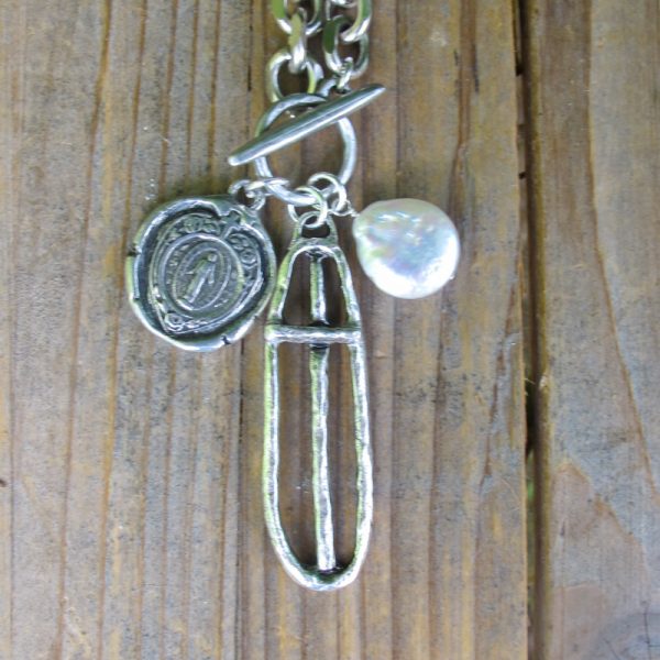 Medals Necklace in Silver II - Image 2