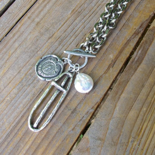 Medals Necklace in Silver II