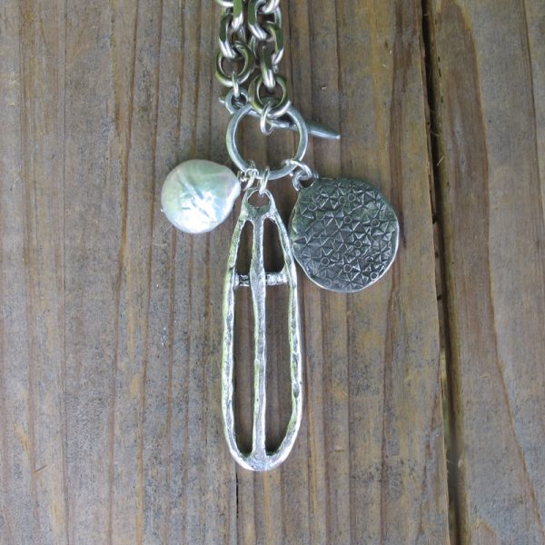 Medals Necklace in Silver II - Image 3