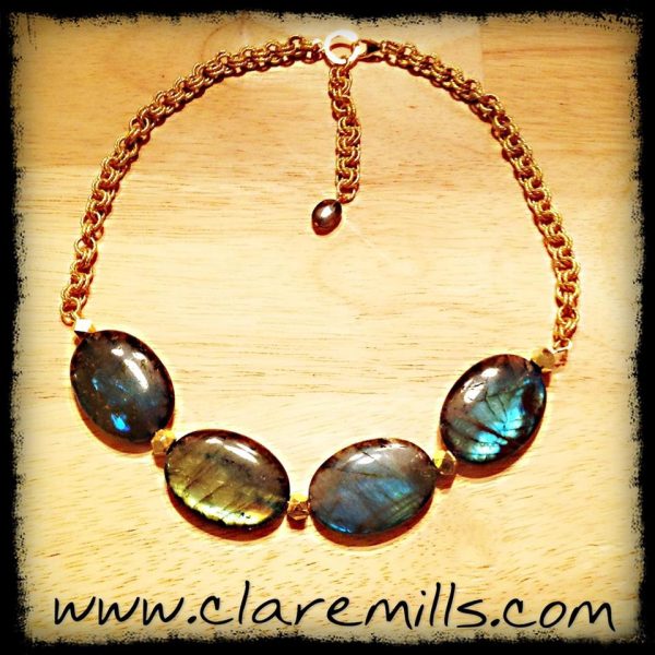 Labradorite Statement Necklace