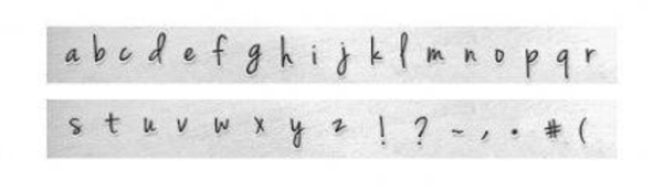 Geometric Initial Necklace - Image 4