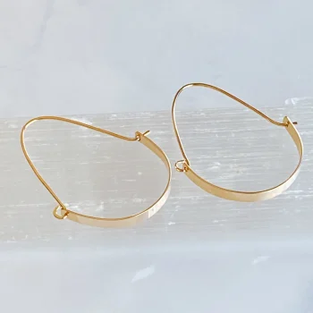 14k Gold Filled Swing Hoop Earrings