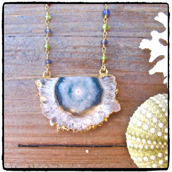 Peridot & Iolite Stalactite Burst - Image 2