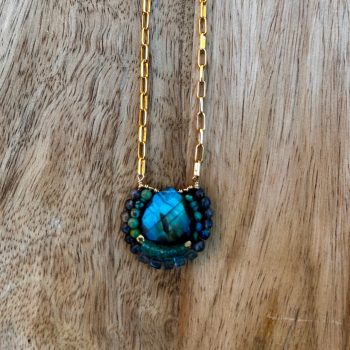 Labradorite, Turquoise, & Emerald Delight