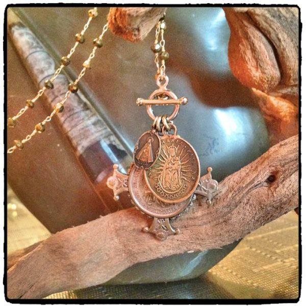 Sacred Heart Medal Necklace - Image 2